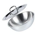Aadhinath Triply Stainless Steel Tasra, Works on Induction & Gas, 24 cm 5-Year Warranty Aadhinath Triply Stainless Steel Tasra, Works on Induction & Gas, 24 cm 5-Year Warranty