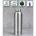 Aadhinath Stainless Steel Water Bottle – Leak-Proof, Rust-Free, BPA-Free, Eco-Friendly Bottle for Home, Office, Gym & Travel – 900 ml glossy finish pack of 1