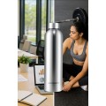 Aadhinath Stainless Steel Water Bottle – Leak-Proof, Rust-Free, BPA-Free, Eco-Friendly Bottle for Home, Office, Gym & Travel – 900 ml glossy finish pack of 1