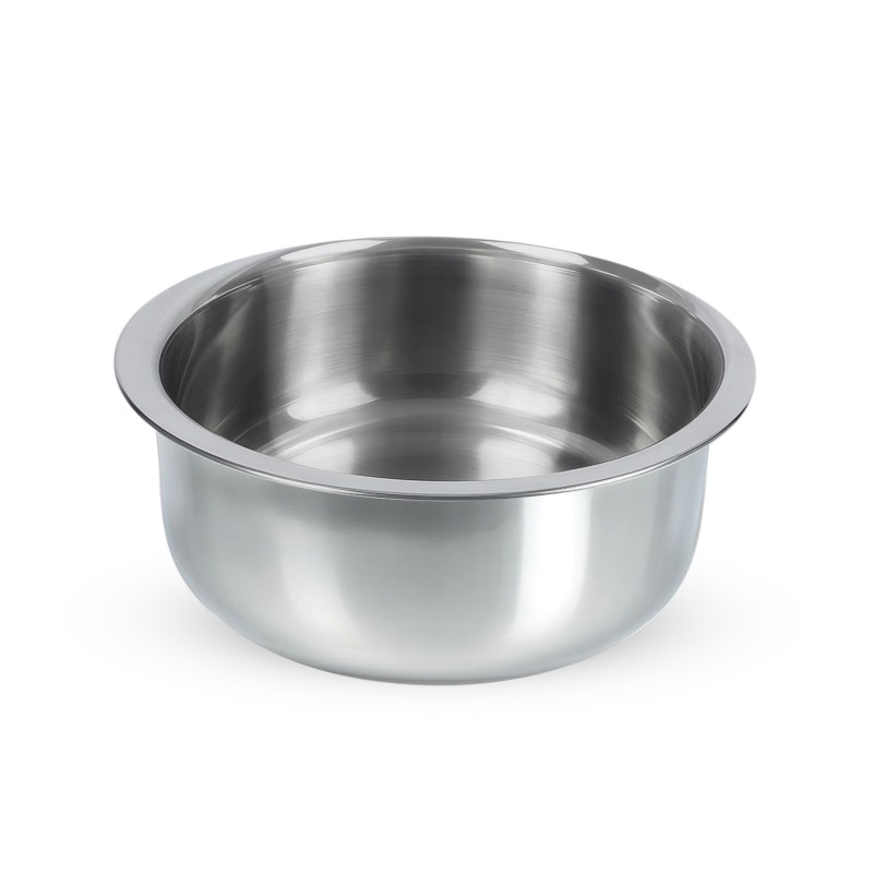 Aadhinath Triply Stainless Steel Tope, Works on Induction & Gas, 20 cm 5-years Warranty Aadhinath Triply Stainless Steel Tope, Works on Induction & Gas, 20 cm 5-years Warranty