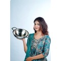 AADHINATH TRI-PLY Stainless Steel Kadhai with Lid, Kadai for Cooking, Tri-ply kadai Metal spatula friendly, Induction & Gas stove Compatible, 22 cm AADHINATH TRI-PLY Stainless Steel Kadhai with Lid, Kadai for Cooking, Tri-ply kadai Metal spatula friendly, Induction & Gas stove Compatible, 22 cm