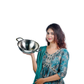 AADHINATH TRI-PLY Stainless Steel Kadhai with Lid, Kadai for Cooking, Tri-ply kadai Metal spatula friendly, Induction & Gas stove Compatible, 18cm AADHINATH TRI-PLY Stainless Steel Kadhai with Lid, Kadai for Cooking, Tri-ply kadai Metal spatula friendly, Induction & Gas stove Compatible, 18cm