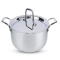 Aadhinath Triply Stainless Steel Sauce Pot/Casserole with lid, Induction Pot, Briyani Pot/Handi, 18cm