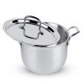 Aadhinath Triply Stainless Steel Sauce Pot/Casserole with lid, Induction Pot, Briyani Pot/Handi, 18cm