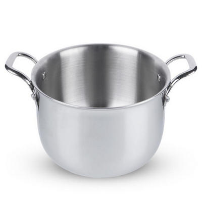Aadhinath Triply Stainless Steel Sauce Pot/Casserole with lid, Induction Pot, Briyani Pot/Handi, 18cm